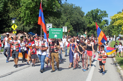 Armenian Cultural Garden in Parade of Flags at One World Day